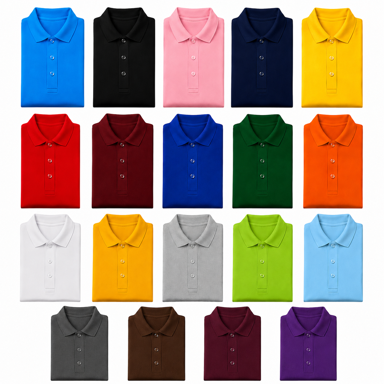 Polo T Shirt- 80% Cotton 20% Polyster - Pm - Custom Premium Apparel | KARDHAR