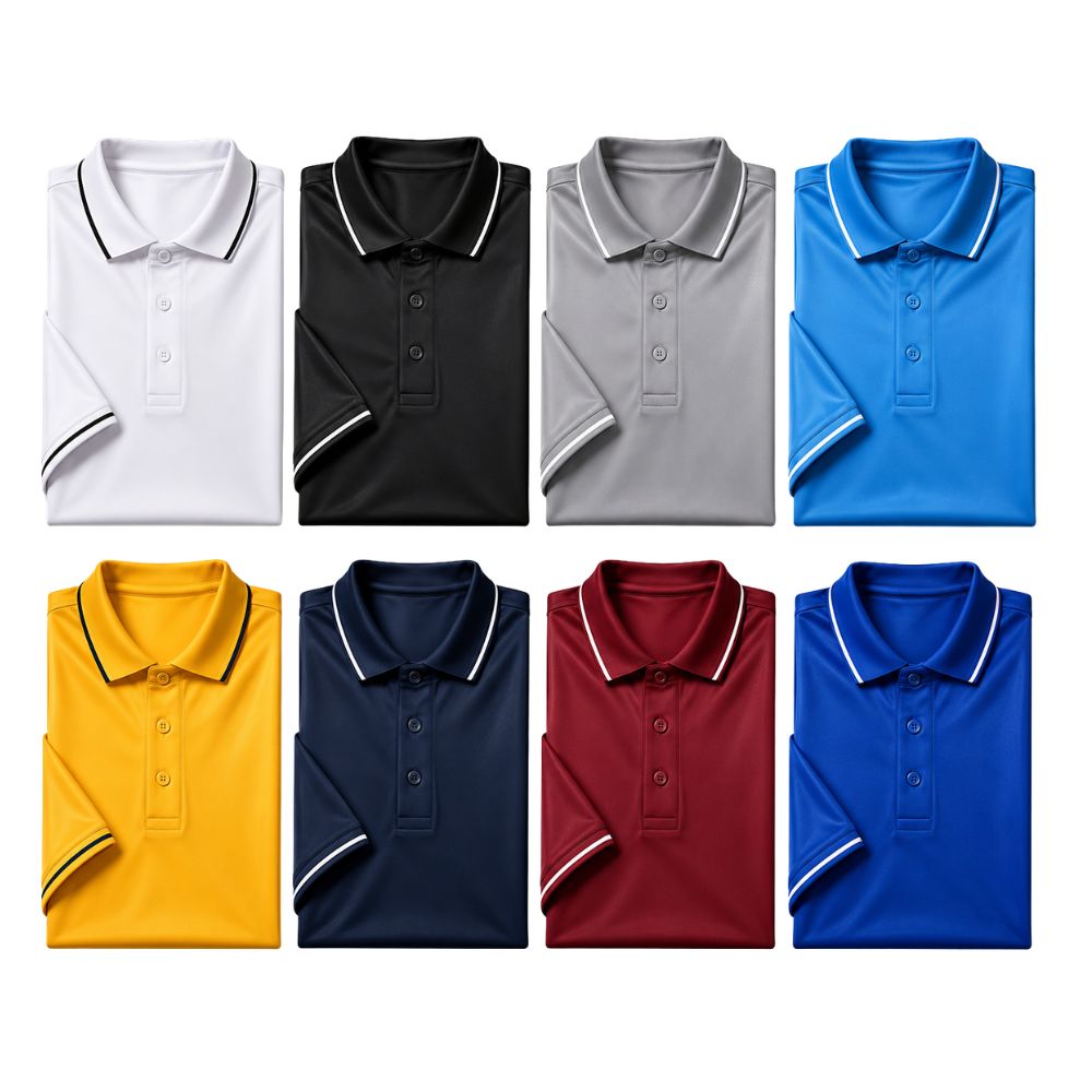 Polo T Shirt- 100% Polyster (Dry Fit)-kc - Custom Premium Apparel | KARDHAR