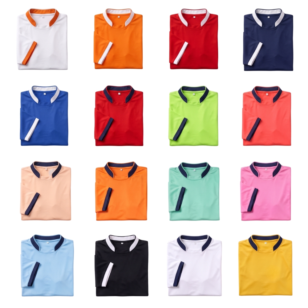 Sport's Chinese Collar - Dot Net Fabric - Custom Premium Apparel | KARDHAR